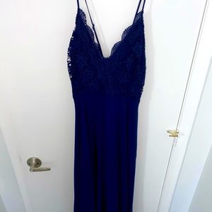 Lulus Navy Bridesmaid Dress